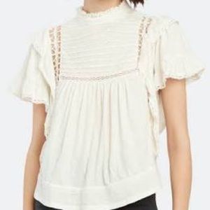 Free People White Blouse